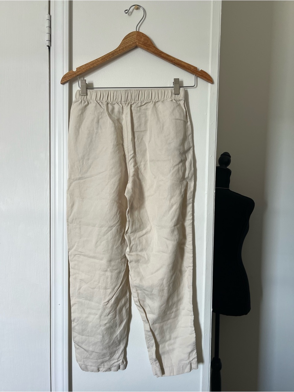Abercrombie Linen Blend Pull-On Pants XXS Short Coastal Minimalist - Picture 3 of 5